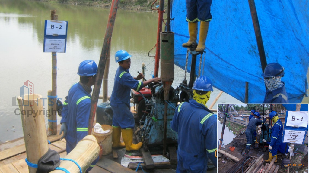 Penyeledikan Tanah Untuk Jembatan Rel Kereta